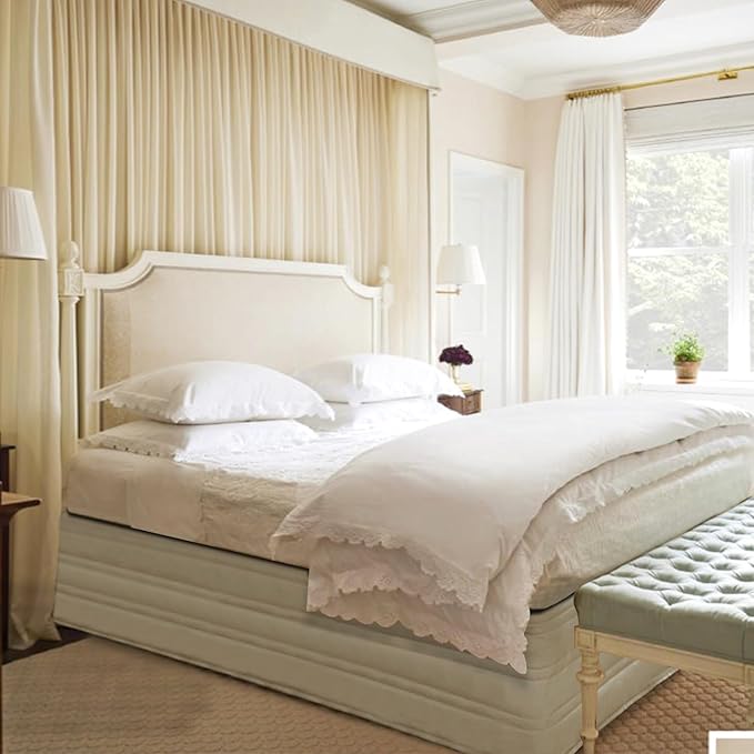 Linen Bed Skirt - King - 14 in Drop