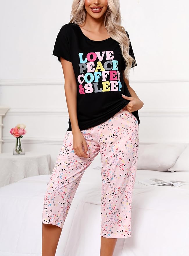 Women's Capri Pajama Set - 2 Piece