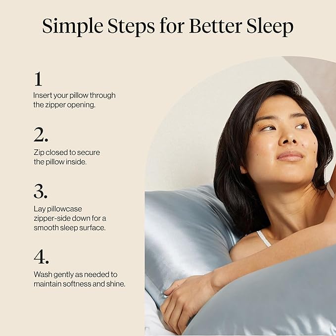 Satin Cooling Pillowcase - Queen