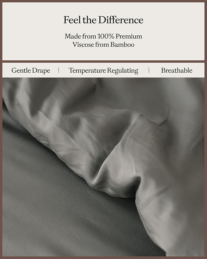 Bamboo Cooling Duvet Cover - Queen