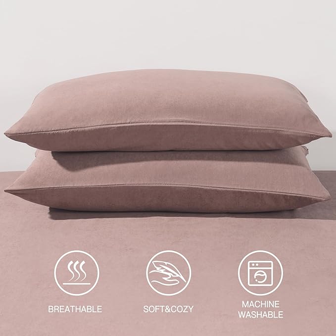 Microfiber Pillowcase Set - Queen - 20 x 30 in - 2 Pack - 2 Piece