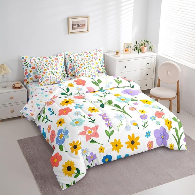 Microfiber Comforter Set - Twin - 7 Piece