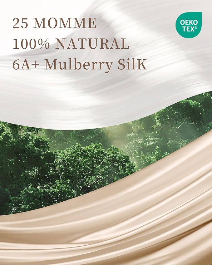 Mulberry Silk Bed Sheet Set - Queen - 4 Piece