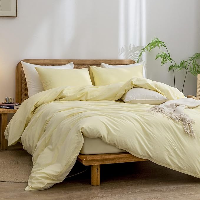 Linen Duvet Cover Set - King - 3 Piece