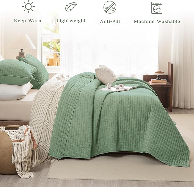 Quilt Set - King - 3 Piece