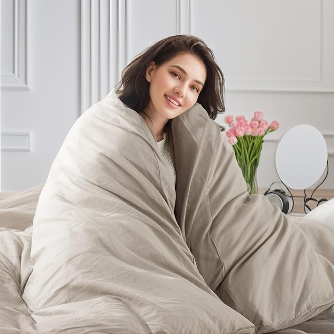 Linen Duvet Cover Set - Twin - 2 Piece