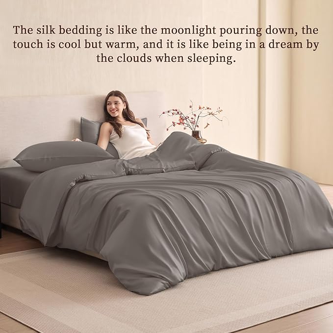 Mulberry Silk Duvet Cover - King