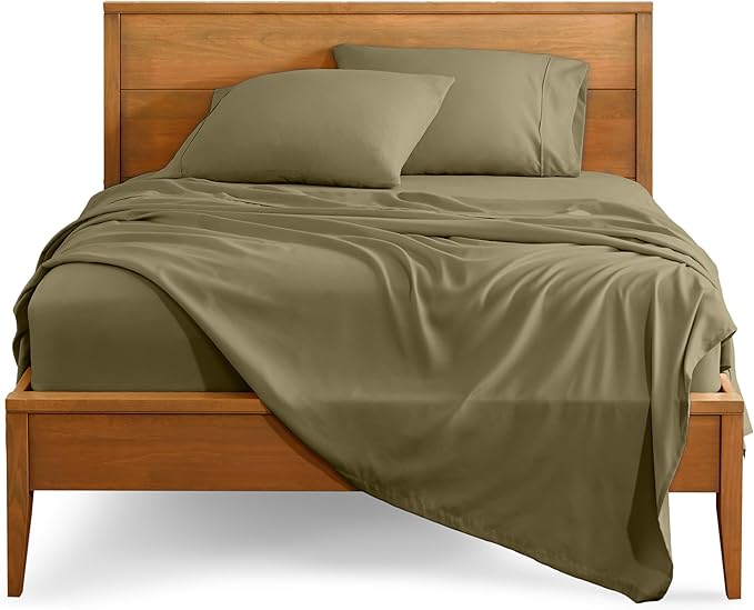 Microfiber Bed Sheet Set - Queen - 4 Piece