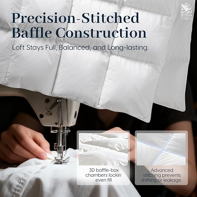 100% Cotton Duvets Down Comforter - King