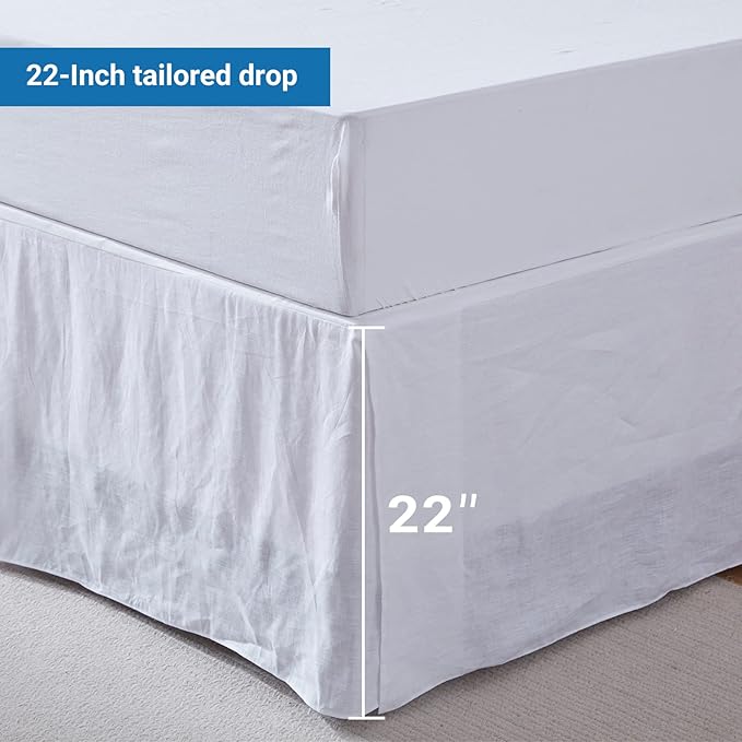 Linen Bed Skirt - King