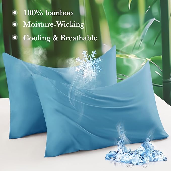 Bamboo Cooling Pillowcase - King