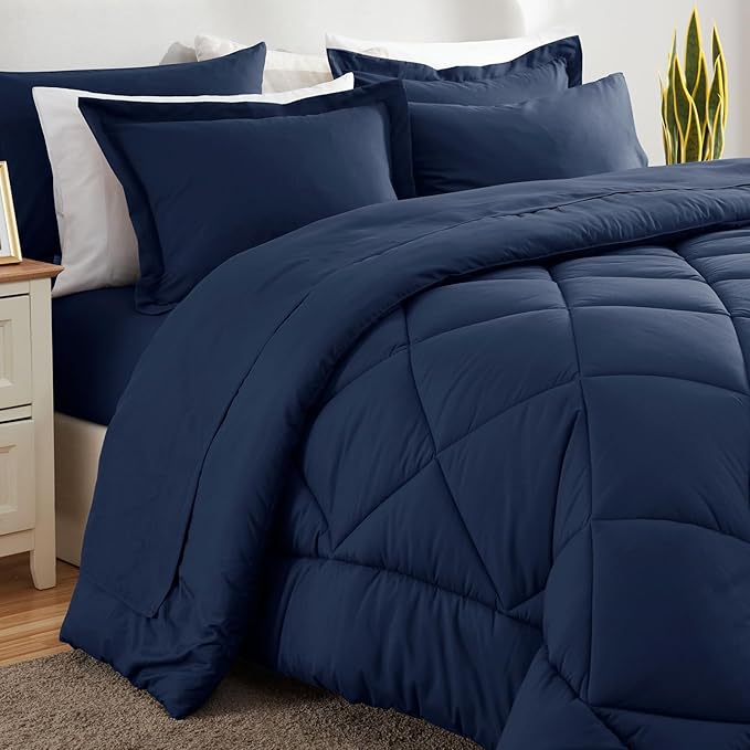 Down Alternative Comforter Set - California King - 7 Piece