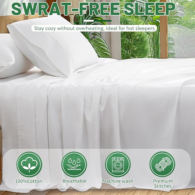 Bed Sheet Set - King - 4 Piece