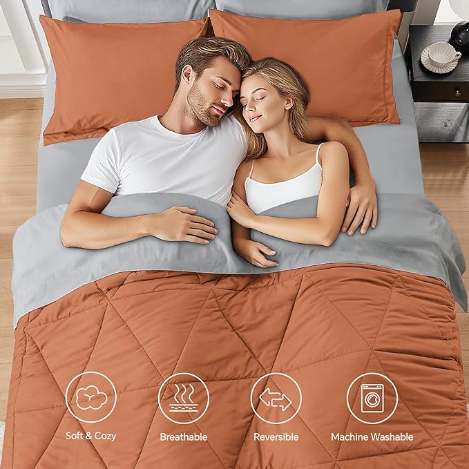Microfiber Comforter Set - King - 7 Piece