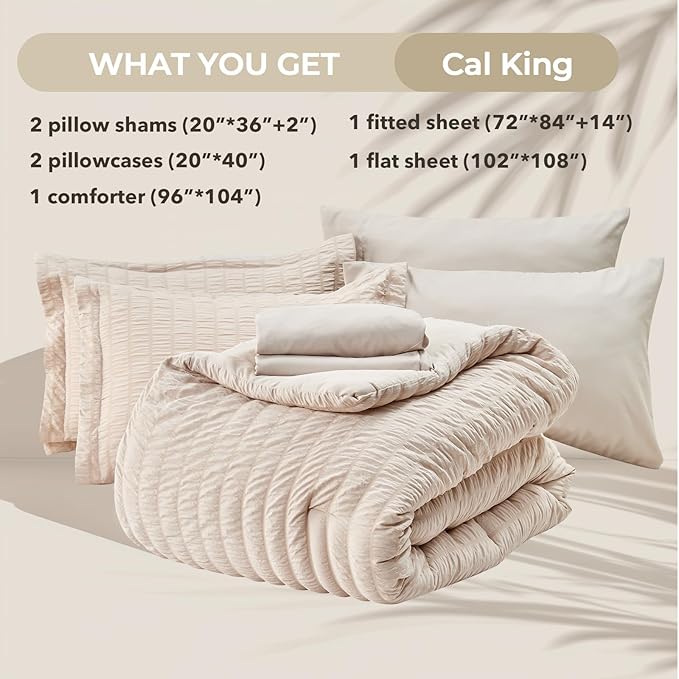 Comforter Set - California King - 7 Piece