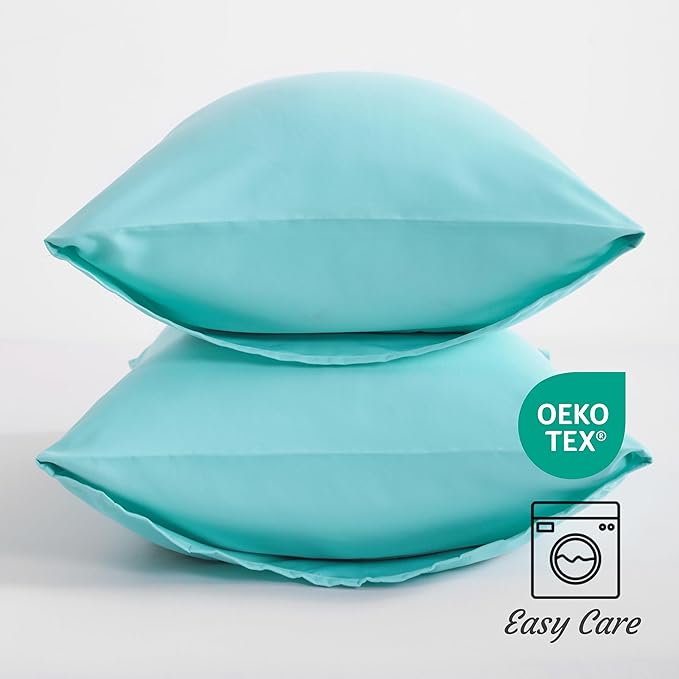 Microfiber Pillowcase Set - 14 x 20 in - 2 Pack - 2 Piece