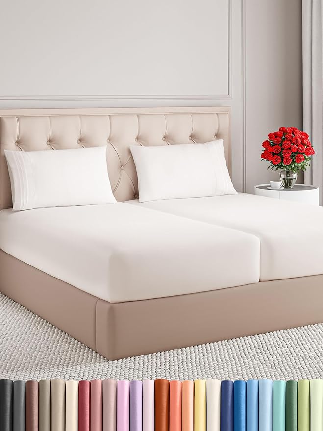 Cooling Bed Sheet Set - Split King - 5 Piece