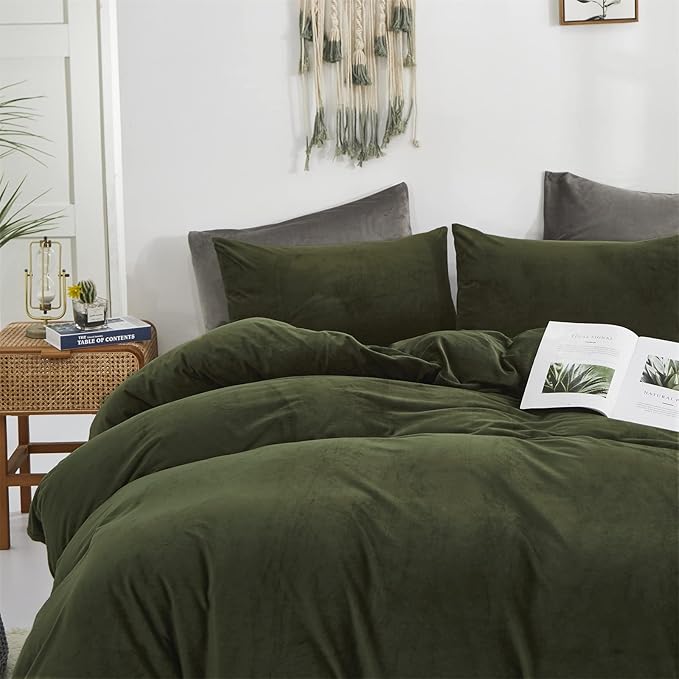 Velvet Comforter Set - King - 3 Piece