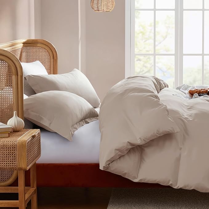 Linen Duvet Cover Set - Full - 4 Piece