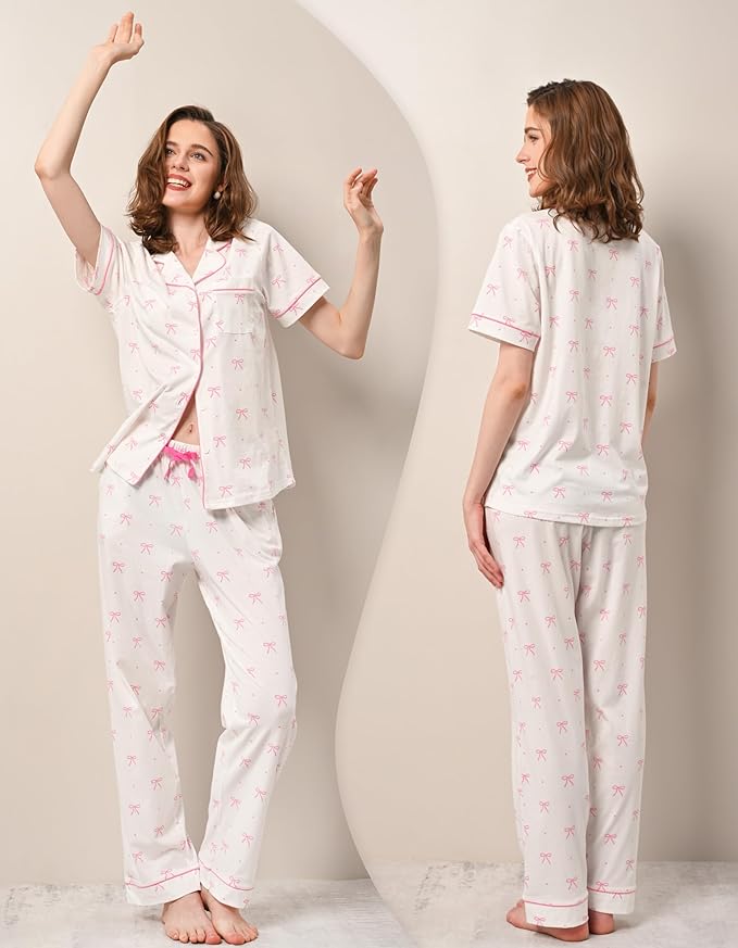 Women's 100% Cotton Pajama Set - 2 Piece