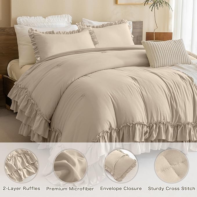 Linen Comforter Set - King - 3 Piece