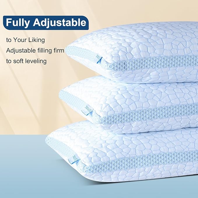 Memory Foam Cooling Bed Pillow - Standard
