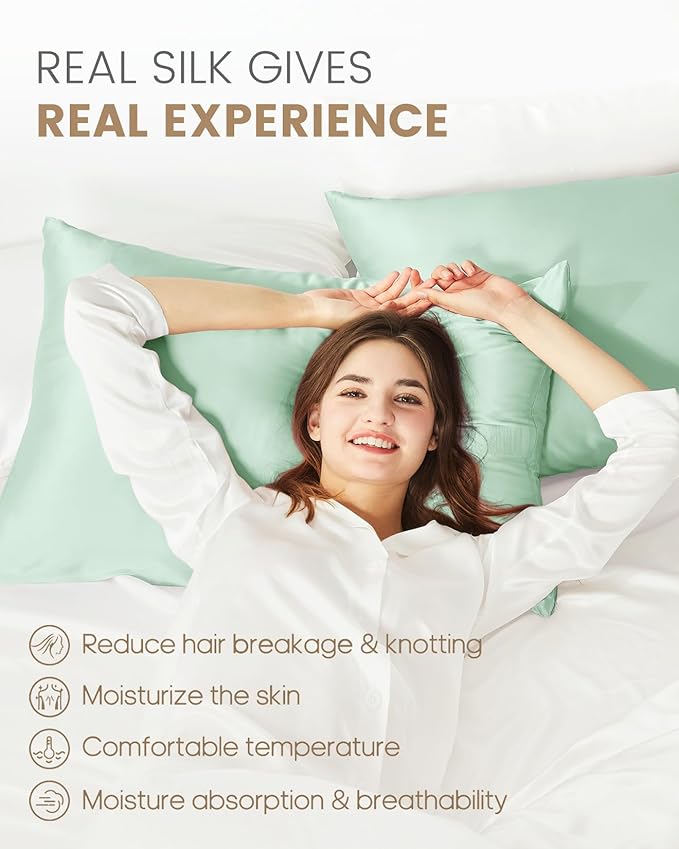 Mulberry Silk Pillowcase Set - Standard - 2 Piece