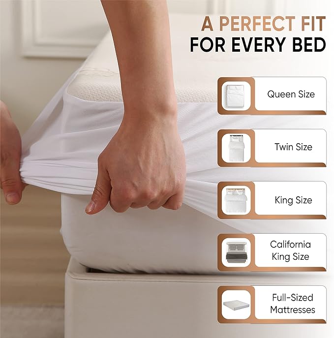 Waterproof Mattress Protector - King