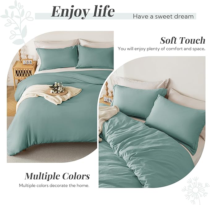 Microfiber Duvet Cover Set - 3 Piece