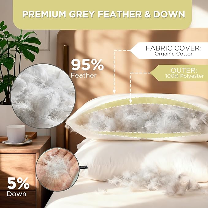 Bed Pillow - 2 Piece