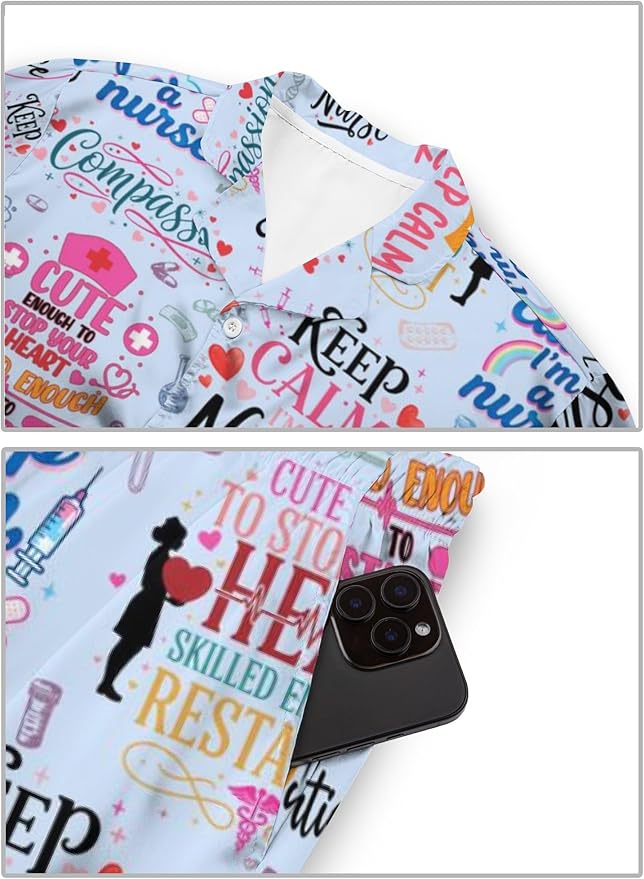 Women's Pajama Set - Short Sleeve - 2 Piece