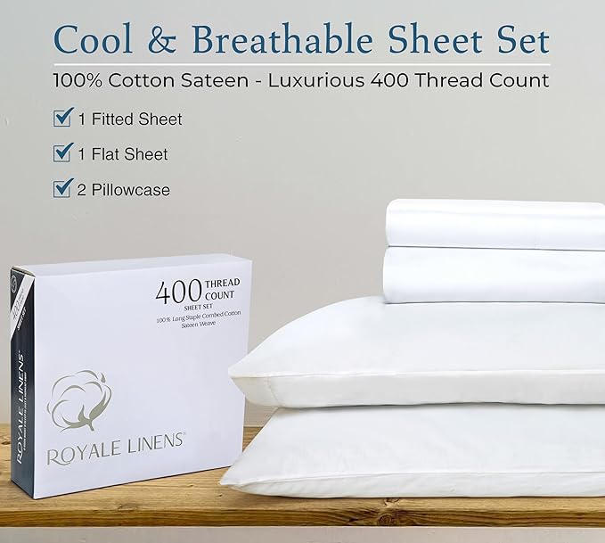 Cooling Bed Sheet Set - Full - 4 Piece