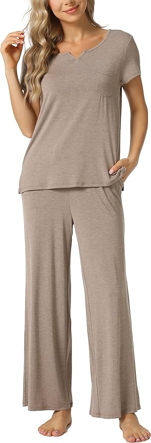 Bamboo Pajama Set - Short Sleeve - 2 Piece