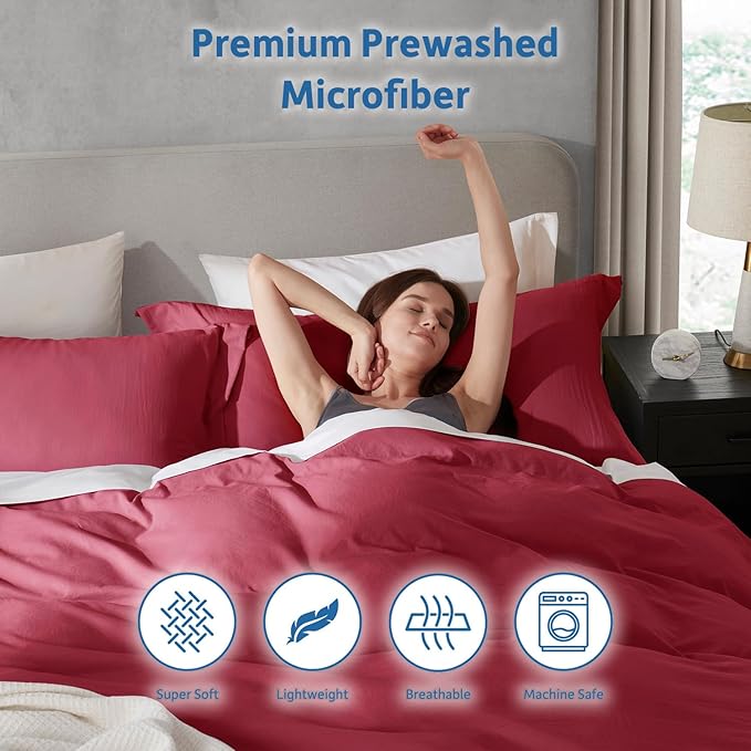 Duvet Cover Set - King - 104 x 90 in - 3 Piece
