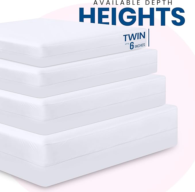 Waterproof Mattress Protector - Twin