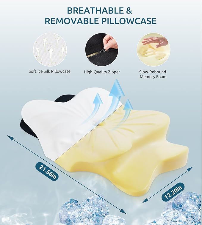 Memory Foam Bed Pillow - Standard