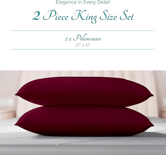 Linen Cooling Pillowcase Set - King - 2 Piece