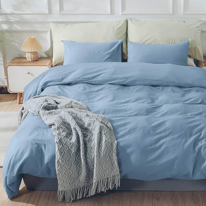 Linen Duvet Cover Set - 3 Piece