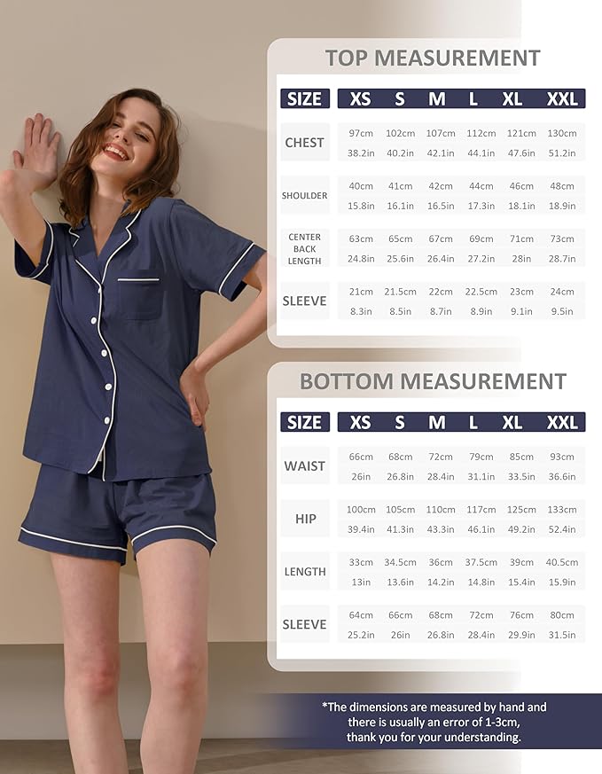 Women's 100% Cotton Pajama Set - 2 Piece