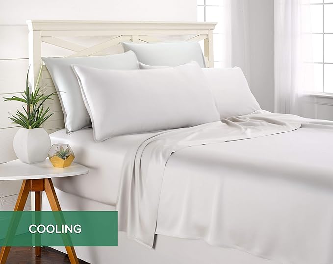 Bamboo Cooling Bed Sheet Set - Full - 4 Piece