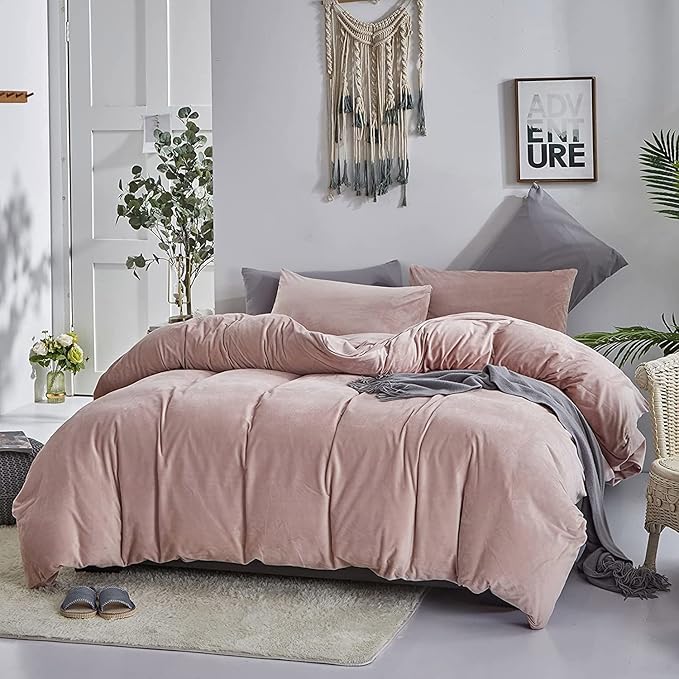 Flannel Comforter Set - King - 3 Piece