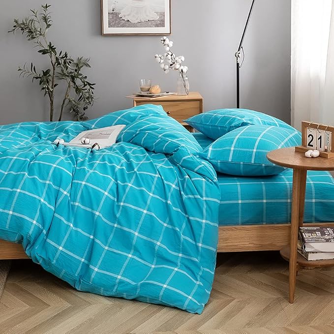 Linen Duvet Cover Set - Twin