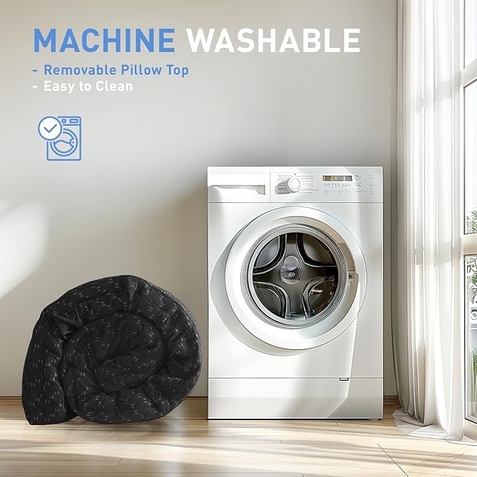 Memory Foam Cooling Mattress Topper - King - 21 in Deep Pocket