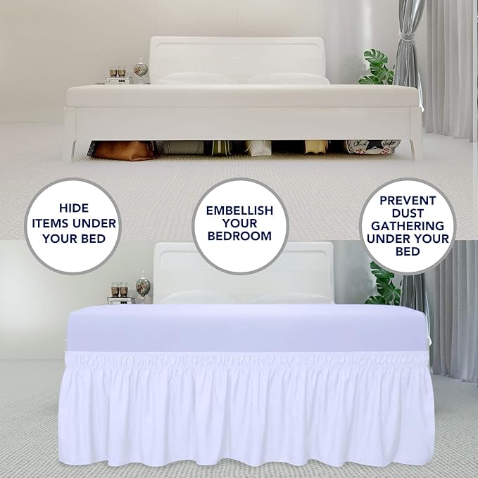 Bed Skirt - King - 14 in Drop