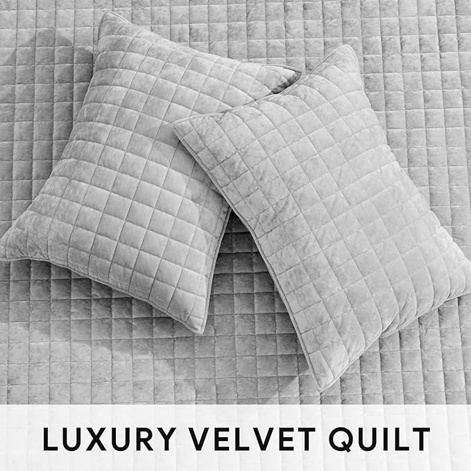 Velvet Quilt Set - Queen