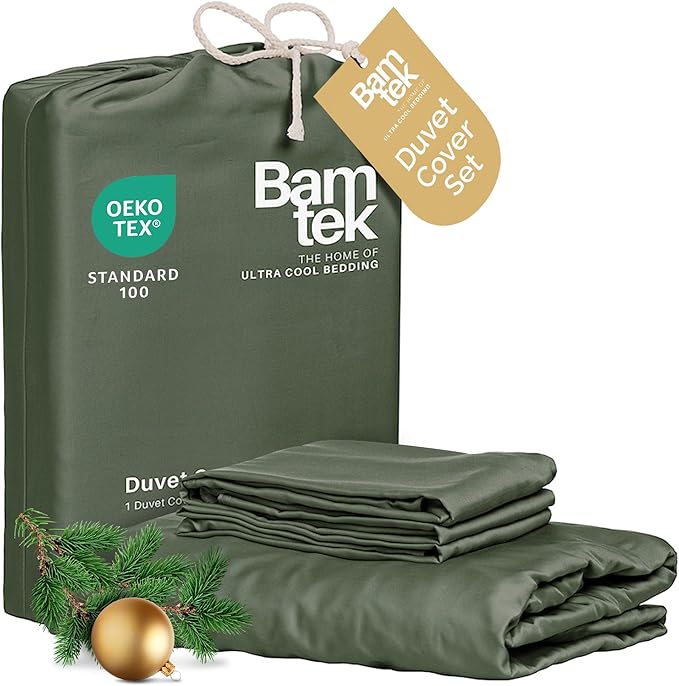Bamboo Cooling Duvet Cover Set - Queen - 3 Piece