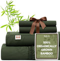 Bamboo Cooling Bed Sheet Set - King - 18 in Deep Pocket - 4 Piece