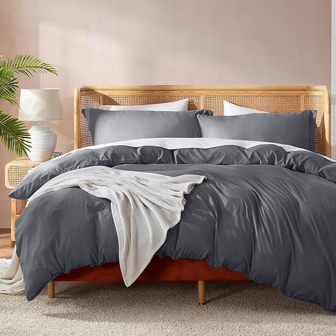Duvet Cover Set - Full - 80 x 90 in - 3 Piece