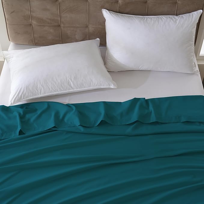 Microfiber Hypoallergenic Flat Sheet - Queen - 6 Pack
