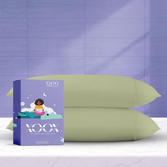 Linen Cooling Pillowcase Set - Queen - 2 Piece